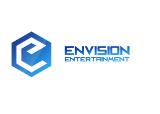 Envision Entertainment logo blue